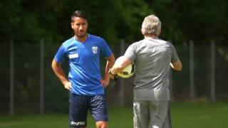 Reprise des entraînements du FC LausanneSport [upl. by Akcirahs]