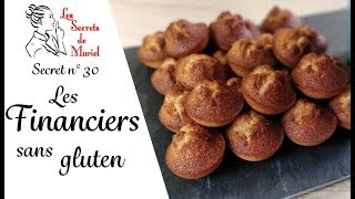 Recette de financiers sans gluten  Les Secrets de Muriel [upl. by Tica750]