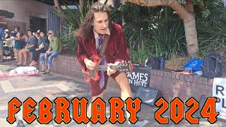 Street Performer Plays ACDC  Ballbreaker LIVE February 2024  PART 8 [upl. by Adorl]