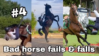 BAD horse fails amp falls 2023 part 4 [upl. by Milburt]