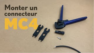 Comment sertir et monter un connecteur MC4 [upl. by Anoit]