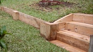 Easy DIY Retaining Wall [upl. by Carroll]