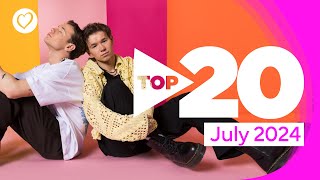 Eurovision Top 20 Most Watched July 2024  UnitedByMusic [upl. by Ertemed]