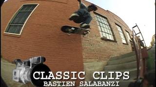 Bastien Salabanzi Skateboarding Classic Clips 1 Skate Part [upl. by Schuster190]