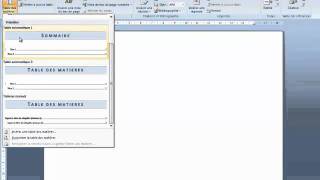 Créer un sommaire dans Word [upl. by Chandos]