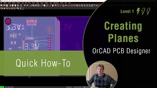 How to Create Planes in OrCAD PCB Designer [upl. by Elledoj453]