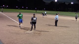 Fryeburg Turtles vs Murphys Townhouse  Coed Softball Game  Video Highlights  July 26 2017 [upl. by Ahsenar]