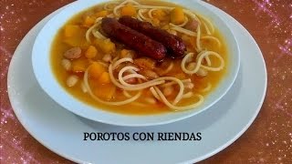 POROTOS CON RIENDA TRADICIONAL DE CHILE Silvana Cocina y Manualiidades [upl. by Freed]