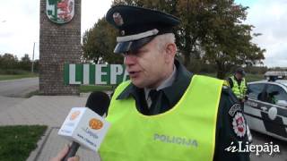 Lietuvas un Latvijas policijas kopīgi patrulē Liepājas ielās [upl. by Huberty]