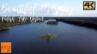 Beautifull Mazury Masuria  Poland by drone 4K [upl. by Lynsey]