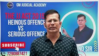 The Juvenile Justice Act 2015  Heinous Vs Serious Offence Govind Sir [upl. by Rai]