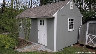 Tour Finished DIY Build 12 x 24’ Mega Shed Shack Tiny House Garage Part 3  One Year Later [upl. by Mohamed]