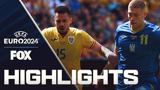 Romania vs Ukraine Highlights  UEFA Euro 2024 [upl. by Engelhart621]