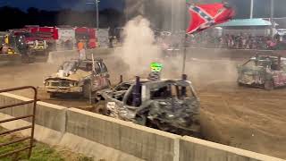 Mod compacts demolition derby Mokane Missouri 83024 [upl. by Bramwell]