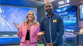 TCL at CES 2024 Where Tech Meets the NFL [upl. by Aicats]