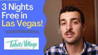 Stay in Vegas Free I Tried a Time Share Promo Tahiti Village [upl. by Hakim509]