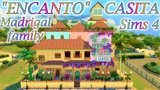 Encanto Casita  Madrigal family  Disney characters  Speed build  NO CC  Sims 4 [upl. by Hada]