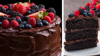 Fudgiest DairyFree Chocolate Cake [upl. by Firooc]