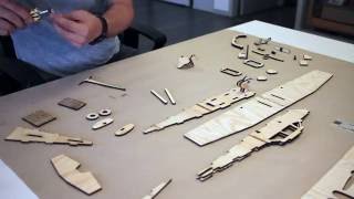 Laser cutting airplane [upl. by Corena]