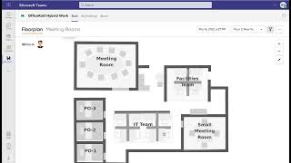 Desk Booking in Microsoft Teams with OfficeRnD Hybrid [upl. by Aleacim212]