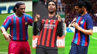 RONALDINHO IN EVERY FIFA 200023 [upl. by Enelrad654]