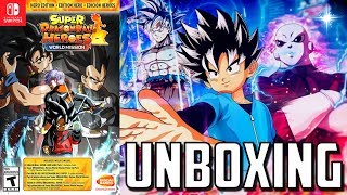 THE NEWEST DRAGON BALL GAME Dragon Ball Heroes World Mission HERO Edition UNBOXING [upl. by Halona]