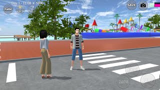 Rina Tamaki happy jalan jalan  SAKURA SCHOOL SIMULATOR [upl. by Norton]