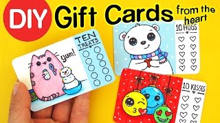 How to Make Gift Cards from the Heart  Fun DIY Holiday Craft [upl. by Yremogtnom]