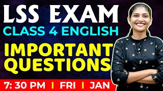 LSS Exam English  Important Questions  Exam Winner LSS [upl. by Erina]