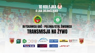 Błyskawica Gać  PoloniaStal Świdnica LIVE 28092024 [upl. by Tilda]