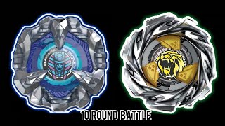 Sphinx Cowl 180GF vs Leon Crest 760GN  Beyblade X Battle 10 Rounds [upl. by Annoya]