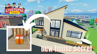 LIVETOPIA NEW HOUSE SECRET  NEW ANIMATIONS  UPDATE 150  Livetopia Roleplay Roblox [upl. by Hanahsuar412]