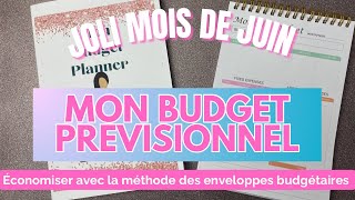 BUDGET prévisionnel méthode des ENVELOPPES 💌 JUIN 2024 💰 [upl. by Yenaj756]