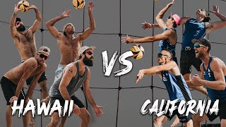 4 vs 4 Beach Volleyball HAWAII vs CALIFORNIA  The 4Man [upl. by Sil557]