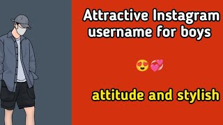 TOP 20 Instagram names for boys attitude Instagram username ideas for boys 2023 😎 [upl. by Alcock413]