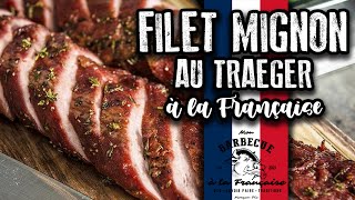 RECETTE  Filet mignon de porc fumé au Traeger à la Française [upl. by Litton73]