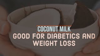 How to make coconut milk  Coconut milk is good in diabetes and weight loss [upl. by Enella]