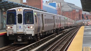 MTA LIRR City Terminal Zone line at Nostrand Avenue M9 amp M7 [upl. by Eisor]