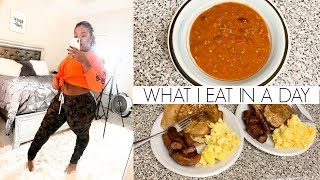 WHAT I EAT IN A DAY  EASY CROCKPOT CHILI RECIPE [upl. by Cornelle]