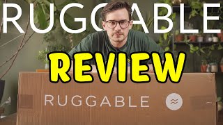 RUGGABLE Machine Washable Rug Unboxing and Setup [upl. by Araccot267]