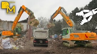 2x LIEBHERR R 926 BAGGER ❌ ABRISS BAUSTELLE GASTHOF ❌ ABBRUCH GRABOWSKI 2 [upl. by Fionnula]