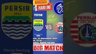 Hari iniPersib Bandung vs Persija Jakarta Senin 2392024 sorePkl 1530shorts [upl. by Eadnus492]