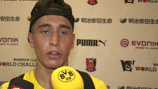 Emre Mor über seinen BVBDoppelpack gegen die Urawa Reds [upl. by Basso145]