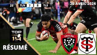 Top14  le résumé de Toulon vs Stade Toulousain  Saison 202324 J21 [upl. by Ayikin259]