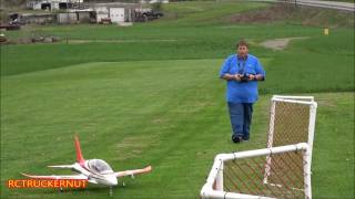 HSD Gold Super Viper 105mm 12s RC EDF JetGrass field operations [upl. by Durwyn]