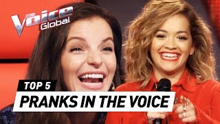 Superstars PRANK The Voice coaches with unexpected Audition [upl. by Skill]