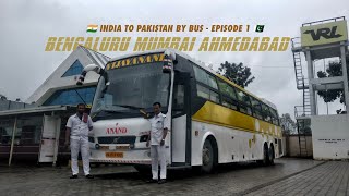 BANGALORE to AHMEDABAD  VRLS Longest Route Bus 1600 km  IndiaToPakistan By Bus  Episode 1 [upl. by Ttekcirc434]