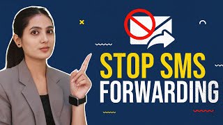 How to Stop SMS Forwarding  SMS Forwarding Ko Kaise Band Karen [upl. by Harvard]