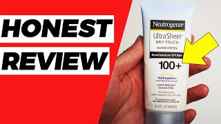 Neutrogena Ultra Sheer Sunscreen Lotion Review Link Below 👇 [upl. by Moshe293]