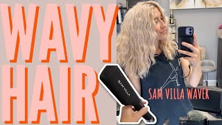 WavyHair TutorialSam Villa Waver Wholy Hair [upl. by Immij]